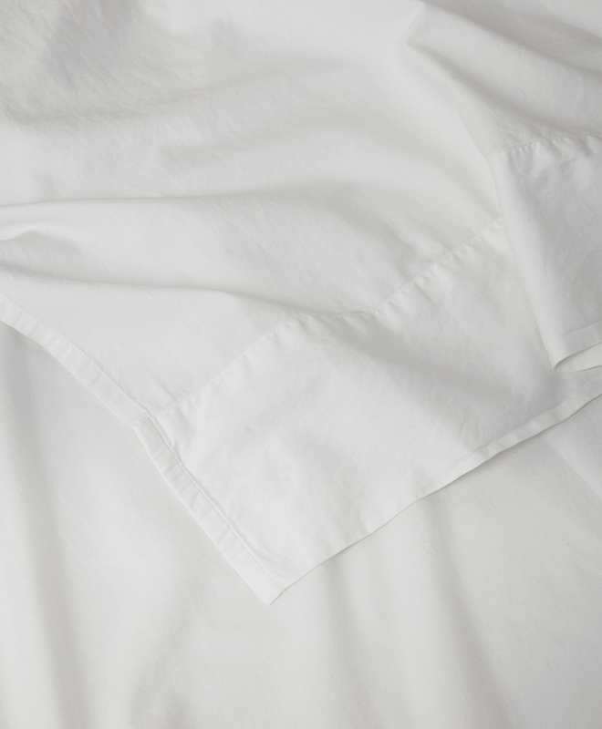 Pact Organic Cotton Room Service Sateen Flat Sheet - Thumbnail 2