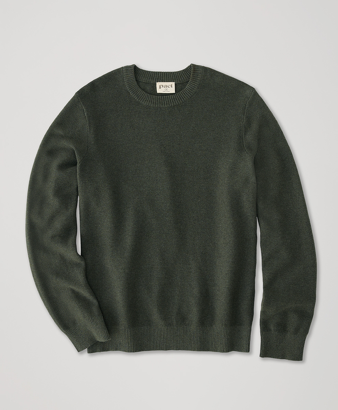 Classic Fine Knit Crew Neck Sweater