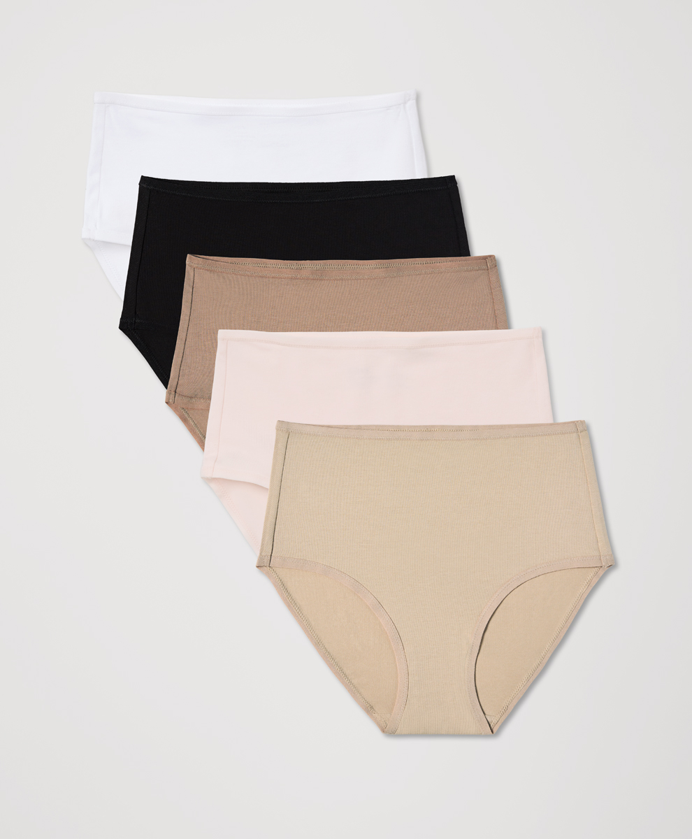 Women's Clearance Everyday Boy Short 5-pack made with Organic