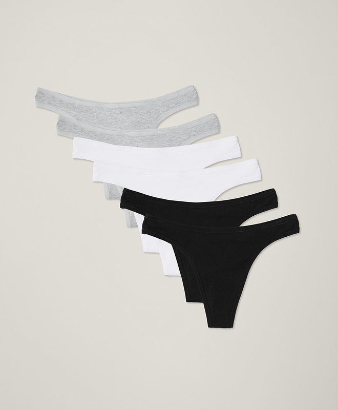 String Commando 100% Coton - Taille M/L, Noir - Neuf Avec Emballage Scellé