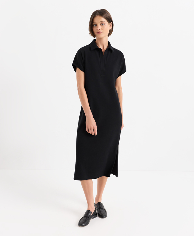 PACT Women's Black Roam Go Anywhere Dress XS