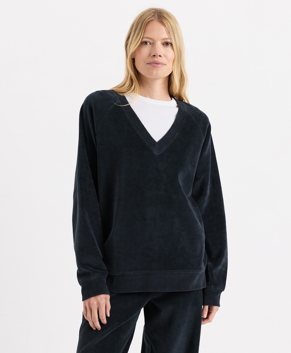 Image of Women's Pure Velour Oversized Sweatshirt