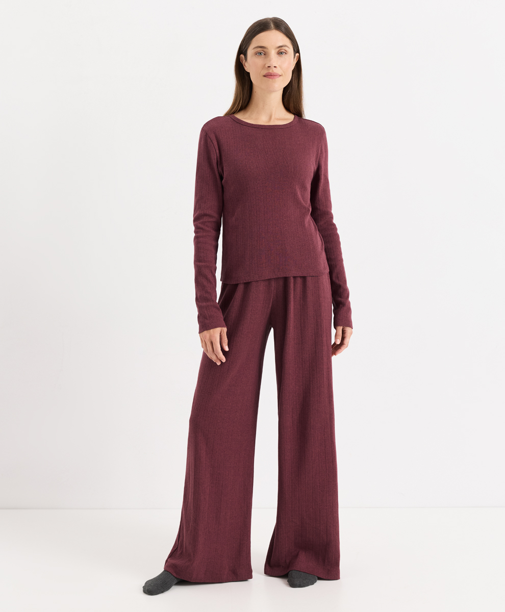 Pact Pointelle Long Sleeve Sleep Set