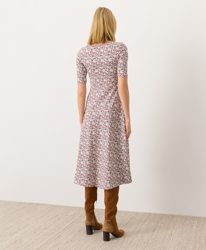 Women's Fit & Flare Signature Scoop Dress made with Organic Cotton | Pact