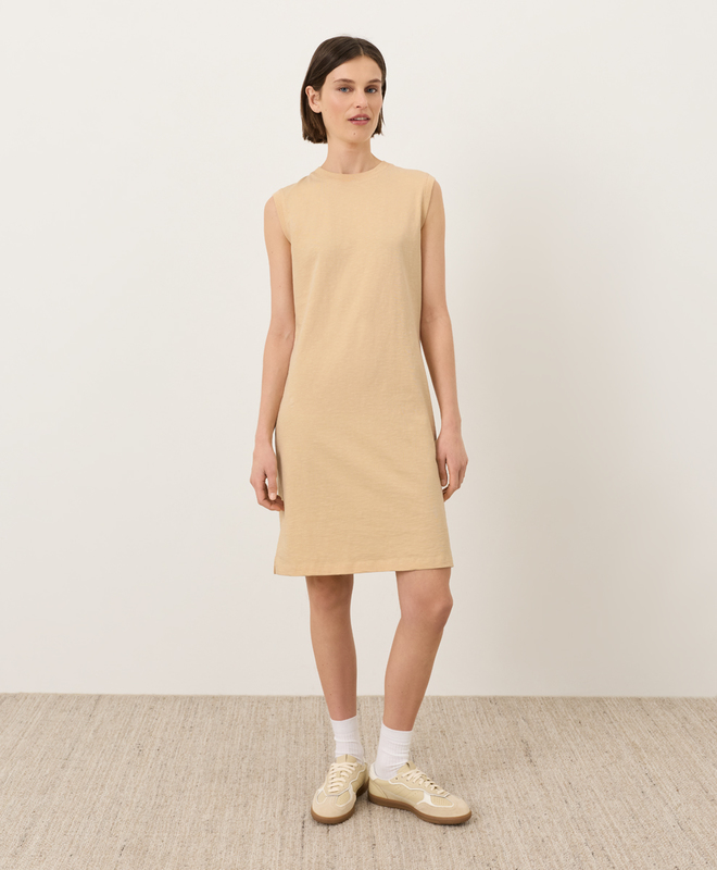 Women's Fit & Flare Open Back Maxi Dress made with Organic Cotton | Pact