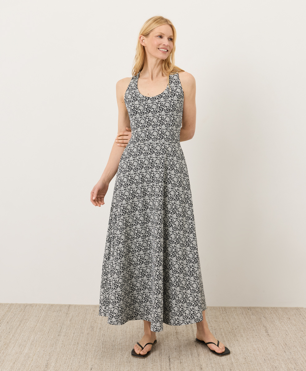 Women's Fit & Flare Wrap Dress made with Organic Cotton | Pact