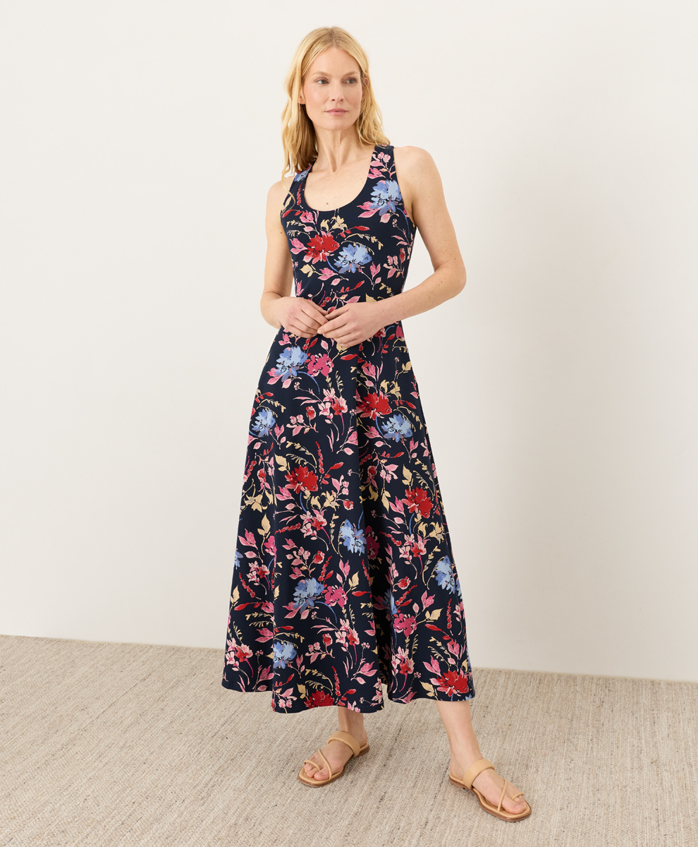 Women's Fit & Flare Signature Scoop Dress made with Organic Cotton | Pact
