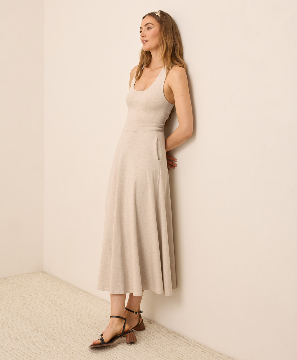 pact fit & flare open back maxi dress Pact Fit And Flare Open Back Maxi Dress Gathered Joys Floral W2X XS