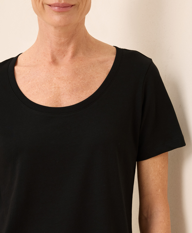 Women's Clearance Softspun Scoop Neck Tee made with Organic Cotton