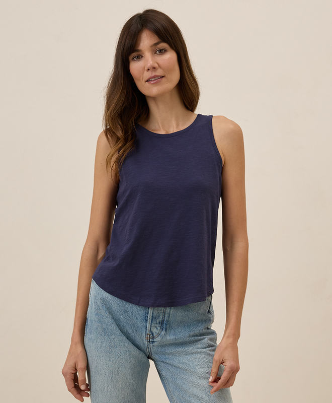 売れ筋商品|||パクト カットソー トップス レディース Women's Organic Cotton Featherweight Slub Reversible Tank Smoke Women's Clearance Everyday High Cut Brief made with Organic