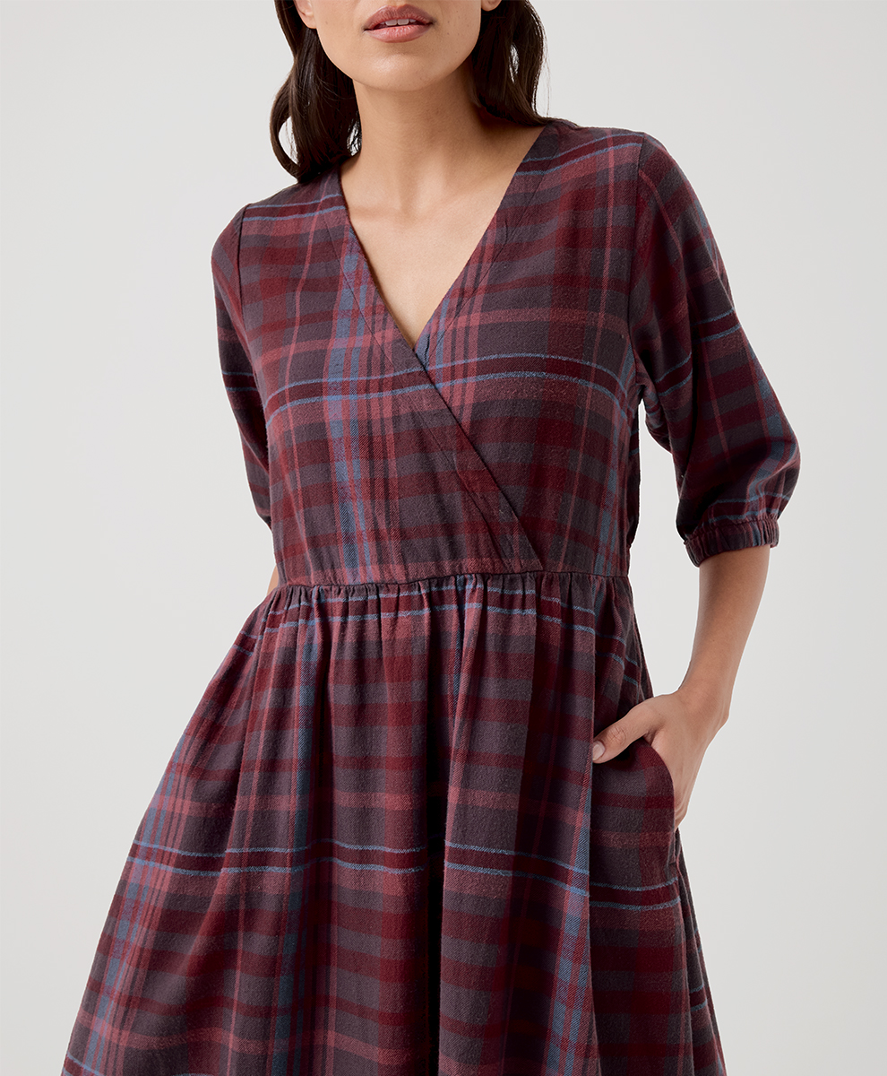 Women's Fireside Flannel Crossover Dress