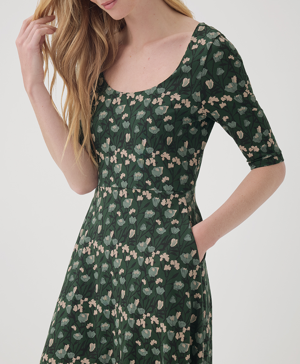 pact fit & flare signature scoop dress Women's Fit & Flare Signature Scoop Dress - $78.00