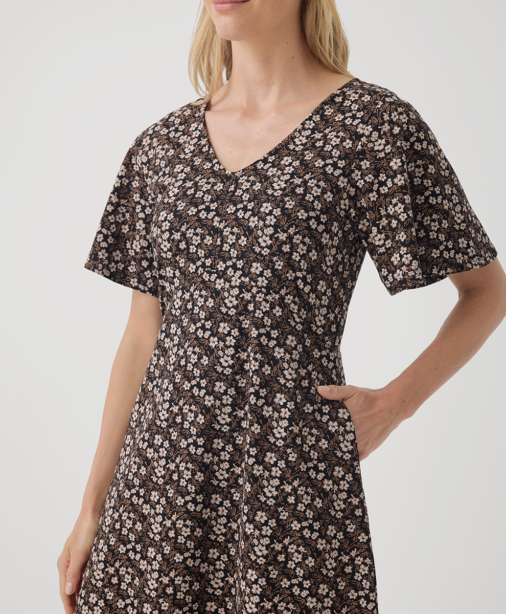 pact fit and flare easy dress Women's Fit & Flare Easy Dress