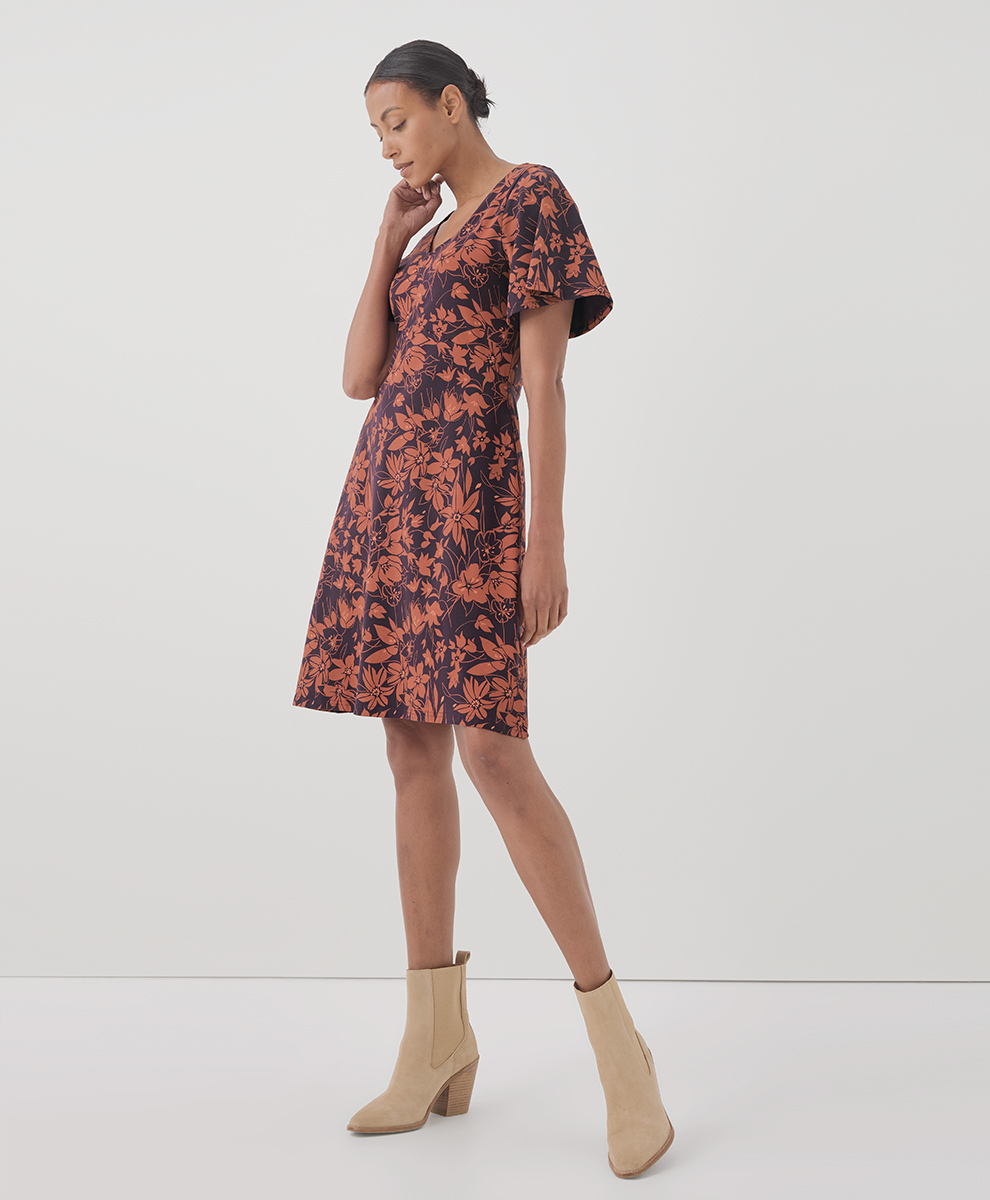 pact fit and flare easy dress Women's Fit & Flare Easy Dress