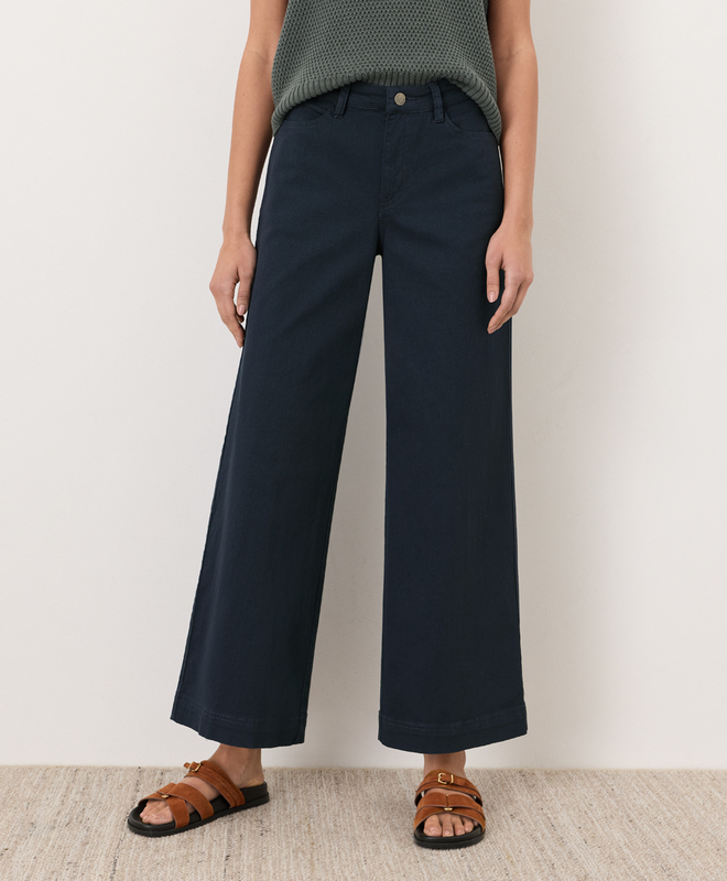 Women's Clearance Stretch Twill Wide Leg Pant made with Organic