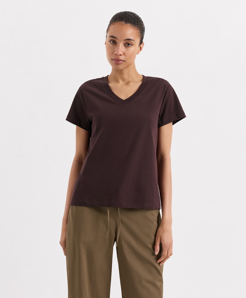 Organic Softspun Essential V Neck Tee