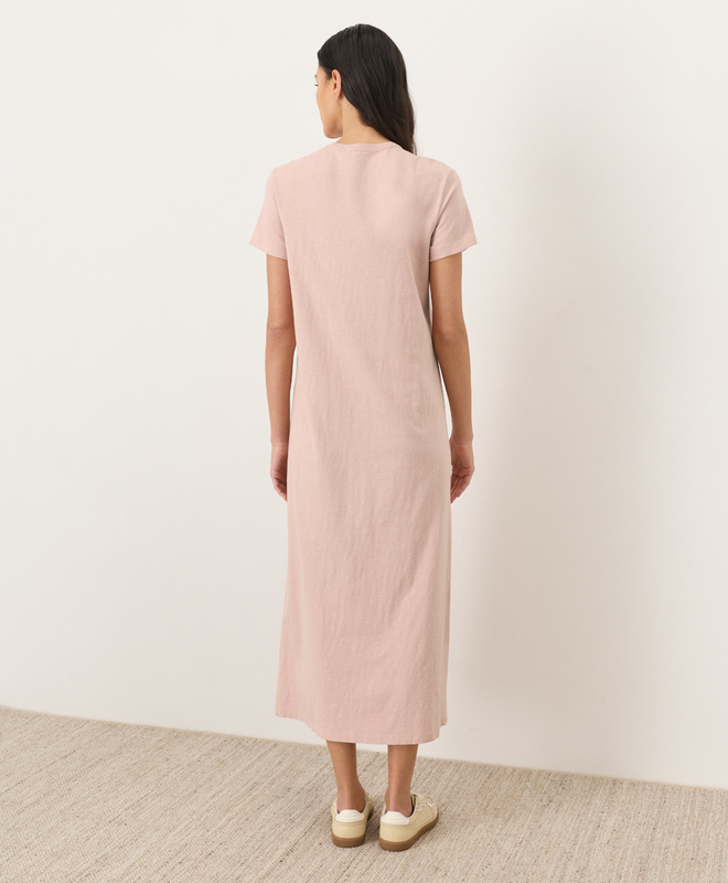Women's Clearance Soft-slub Essential Easy Tee Maxi Dress made with Organic  Cotton | Pact