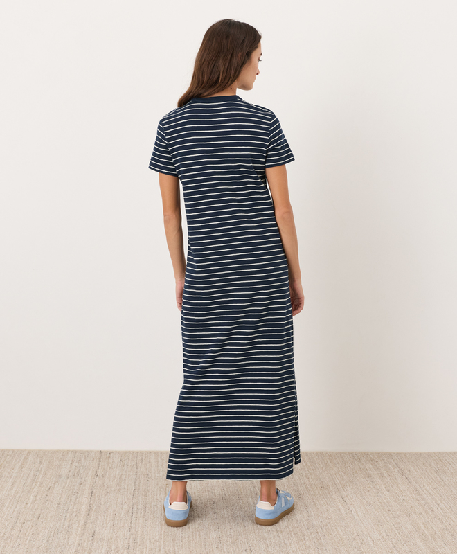 lou & grey soft slub maxi pocket tee dress LINDSAY HALTER NECK MIDI DRESS-CHATEAU  Lucca Couture