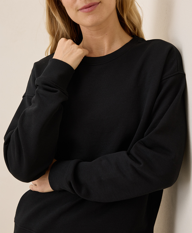Women's Clearance Cloud Brushed Fleece Crew Sweatshirt made