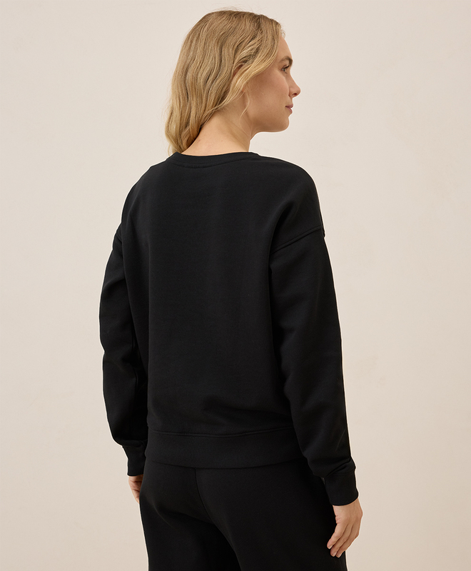 Women's Clearance Cloud Brushed Fleece Crew Sweatshirt made