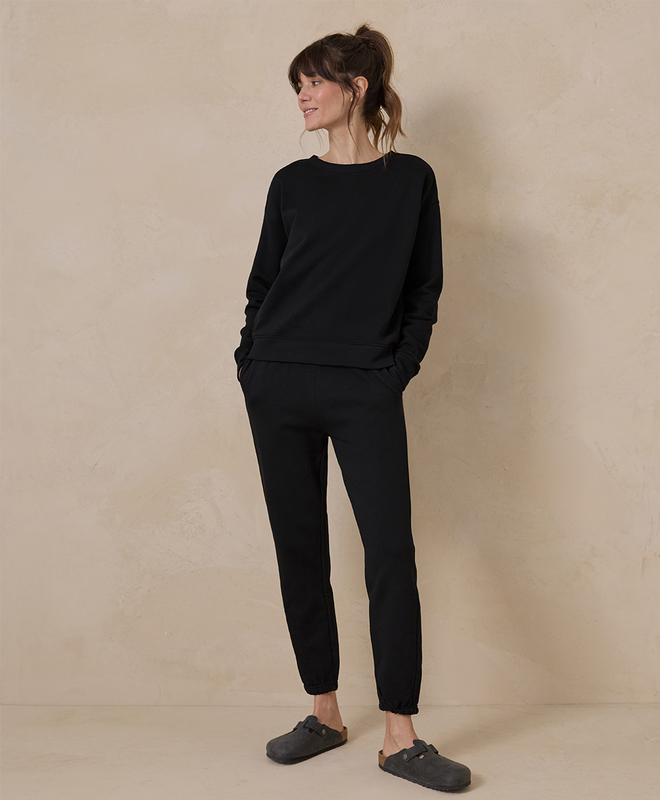 Women's Clearance Cloud Brushed Fleece Crew Sweatshirt made