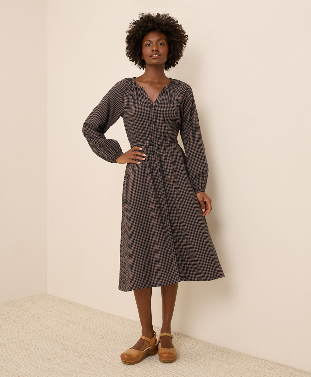 Women's Clearance Coastal Double Gauze Breezy Dress made