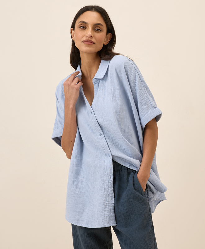 売れ筋商品|||パクト カットソー トップス レディース Women's Organic Cotton Coastal Double Gauze Square Neck Cami Sea salt Pact Organic Cotton Coastal Double Gauze Scoop Neck Top - Macy's