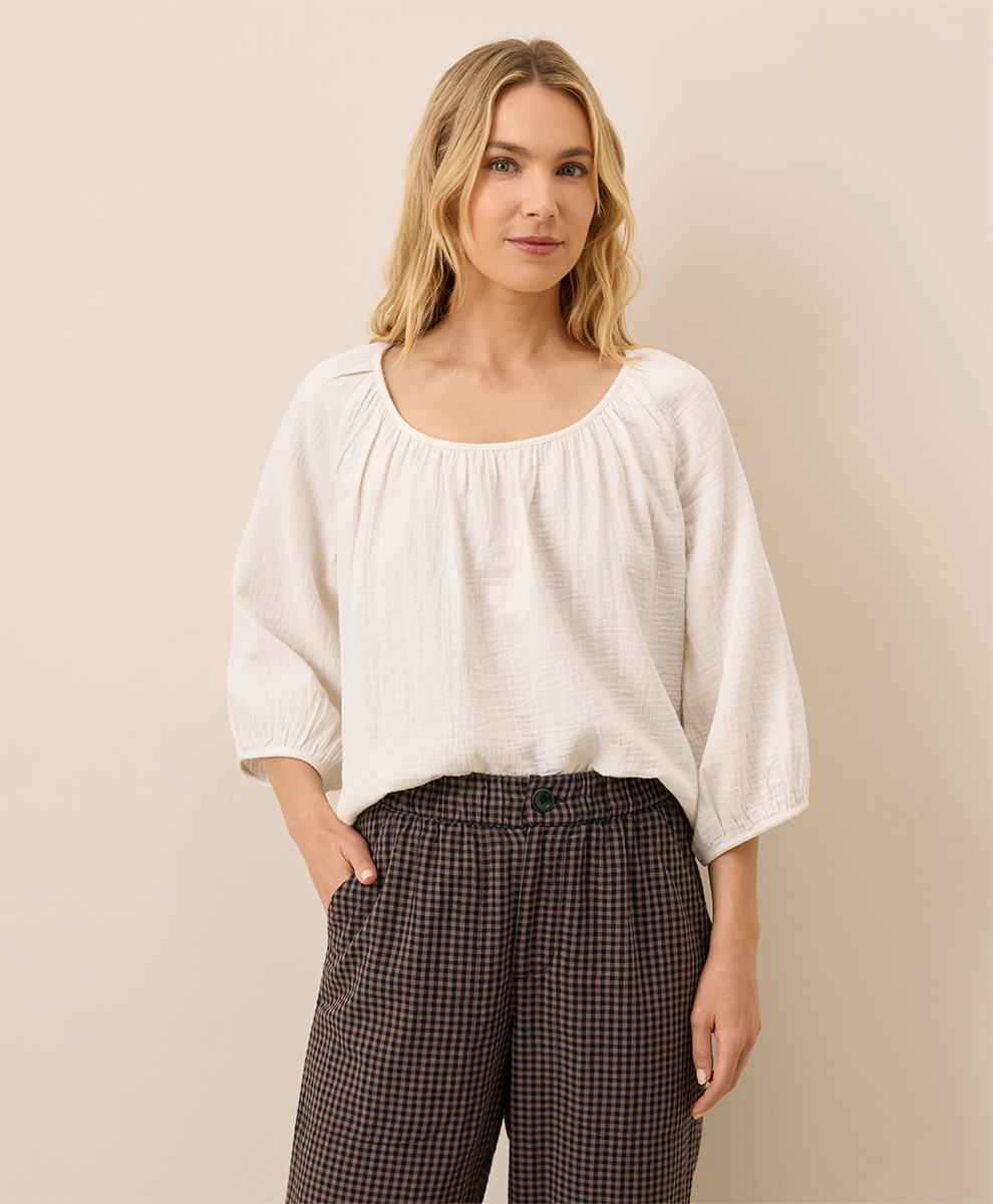 売れ筋商品|||パクト カットソー トップス レディース Women's Organic Cotton Coastal Double Gauze Square Neck Cami French navy Pact Organic Cotton Coastal Double Gauze Square Neck Cami in