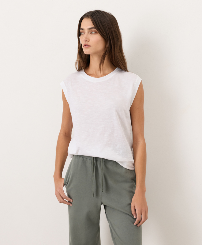 Featherweight Slub Relaxed Muscle Tee