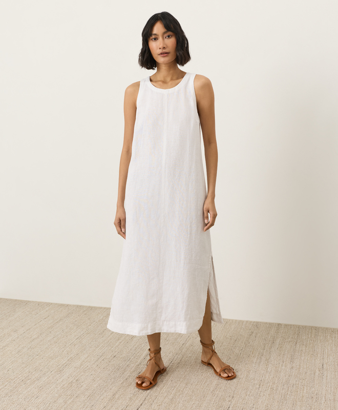 women cotton dresses White Tiered Embroidered Pure Cotton Dress for Women – Elegant Boho Chic Style White / Pure Cotton / L