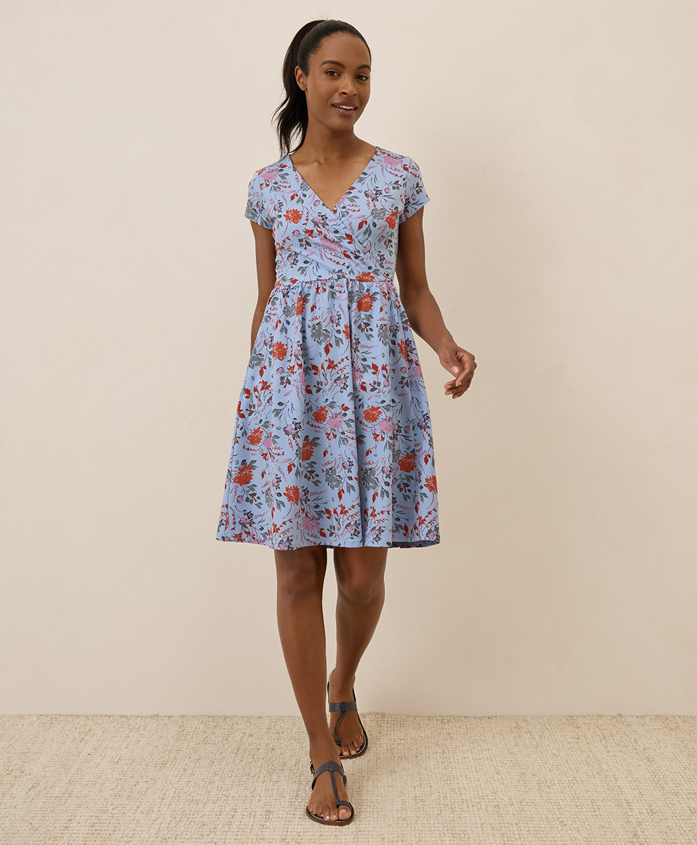 pact fit and flare crossover dress SAME Long Sleeve Cut Out Maxi Dress