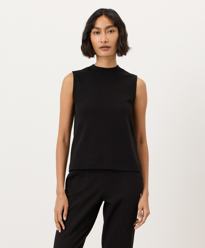 Airplane Mock Neck Shell