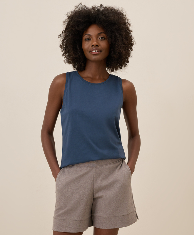売れ筋商品|||パクト カットソー トップス レディース Women's Organic Cotton Softspun High Neck Tank Castor grey Women's Softspun High Neck Tank made with Organic Cotton | Pact