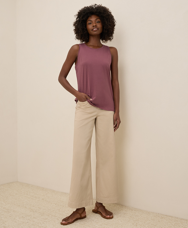 売れ筋商品|||パクト カットソー トップス レディース Women's Organic Cotton Softspun High Neck Tank French navy Pact Women's Organic Cotton Softspun High Neck Tank - Macy's