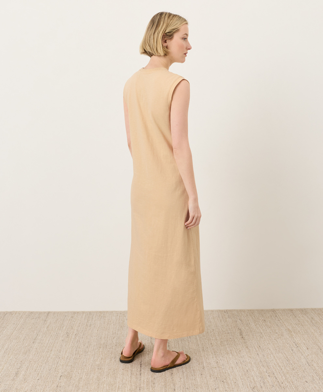 pact maxi dress Organic Cotton Women's Ruffled Black at Amazon Women's Clothing store featuring a signature silhouette Organic Cotton Soft-Slub Essential Easy