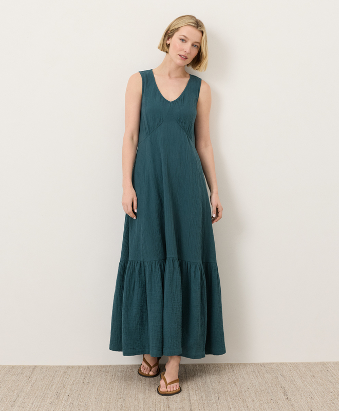 fit & flare signature scoop dress Fit & Flare Signature Scoop Dress Made With Organic Cotton