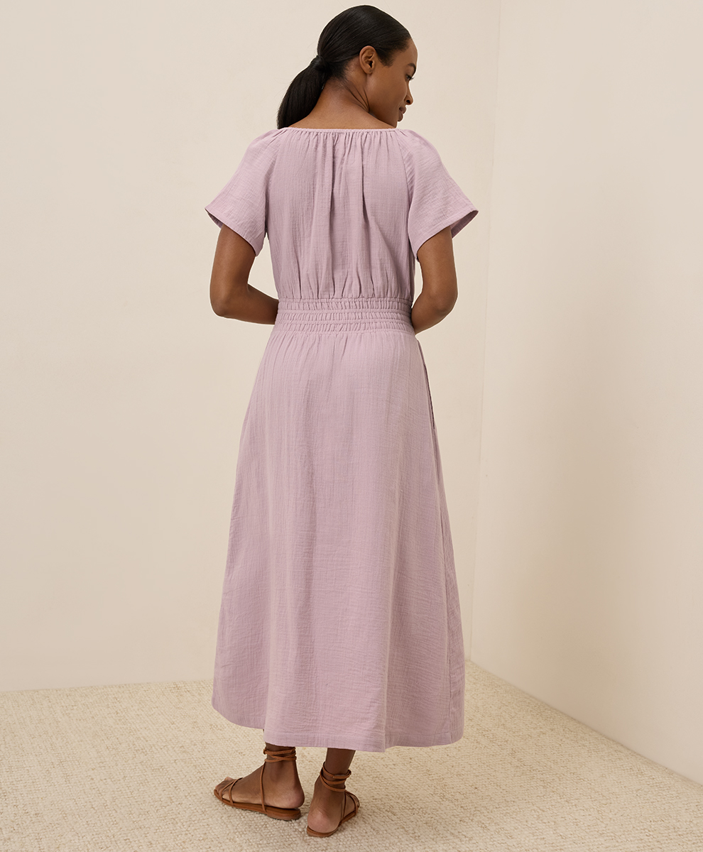 rag and bone midi dress rag & bone Bianca Striped Linen-blend Maxi Dress