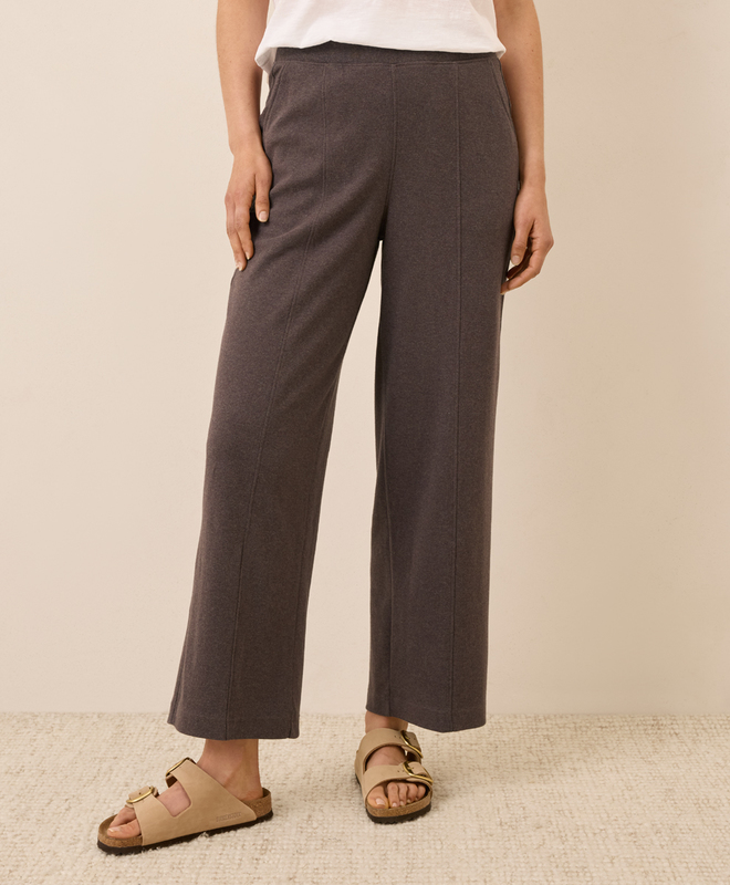Women’s Airplane Pintuck Wide Leg Pant made with Organic Cotton | Pact