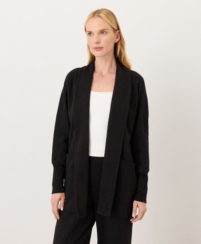 Women's Airplane Wrap Cardigan made with Organic Cotton | Pact
