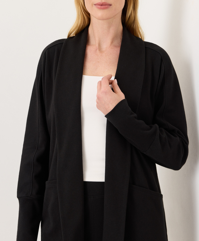 Women's Airplane Wrap Cardigan made with Organic Cotton | Pact