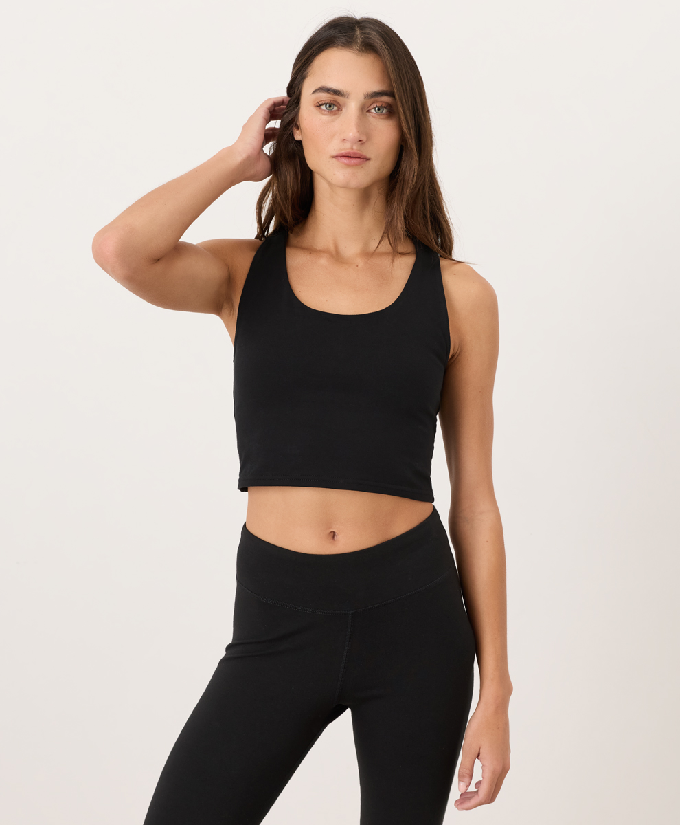 Organic On The Go To Crop Tank