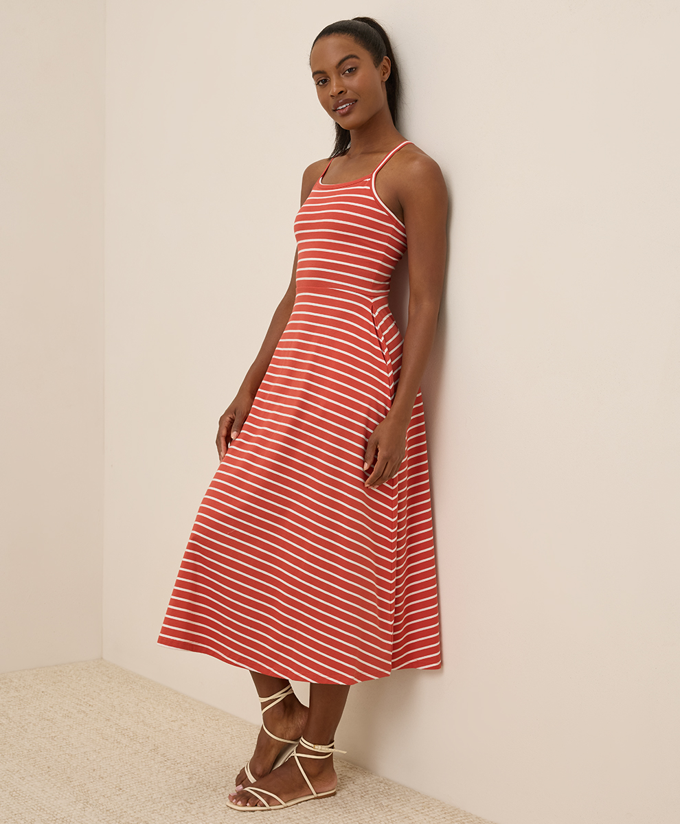 Women's Fit & Flare Midi Dress - $27.20 | Pact Circle