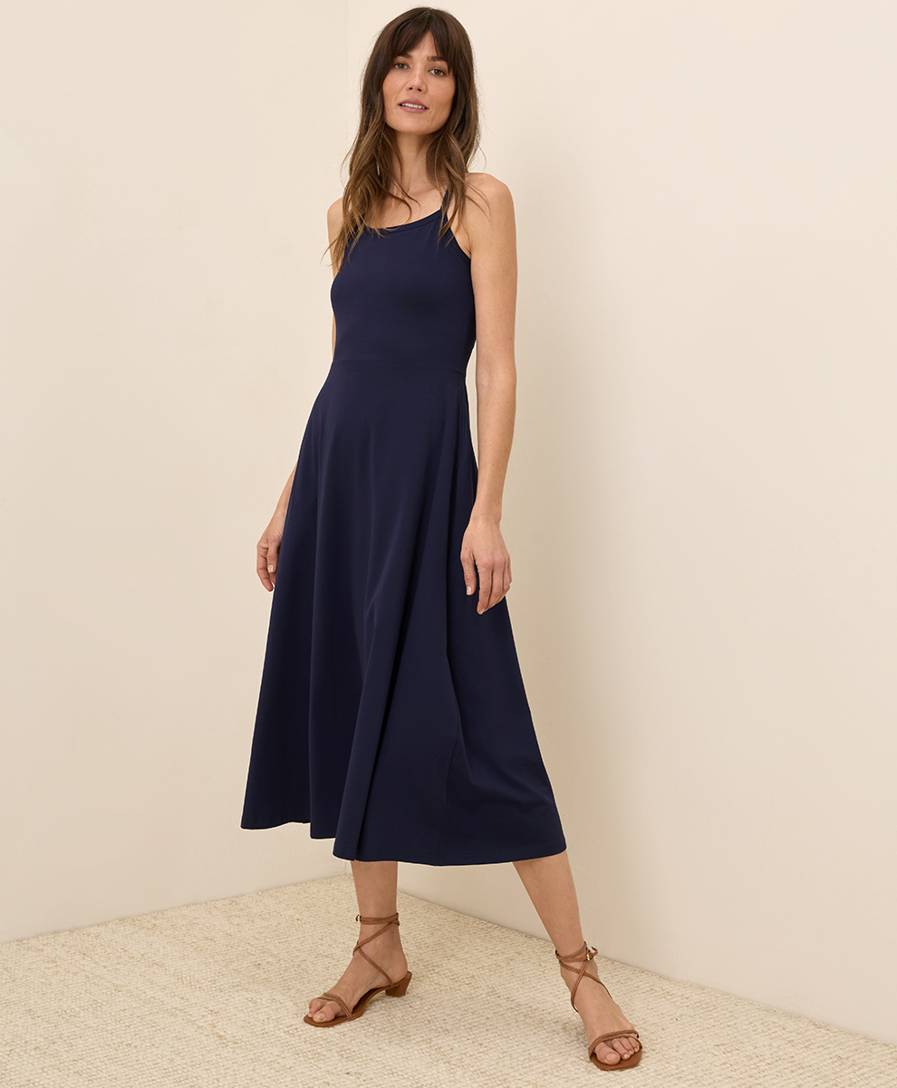 Women's Fit & Flare Midi Dress - $27.20 | Pact Circle