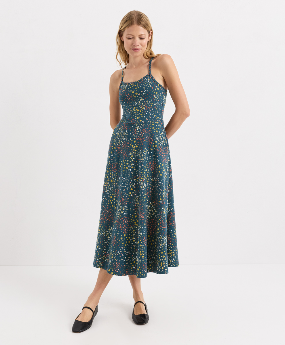 pact fit & flare crossover dress Women's Fit & Flare Crossover Dress