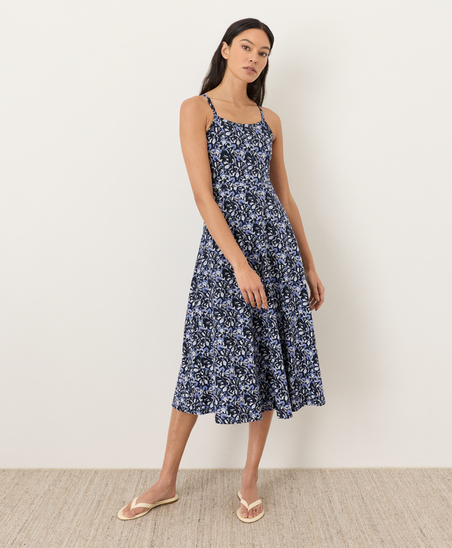 green emerald velvet dress Focus by Shani — Embroidered Lace Fit & Flare Dress in Black main image 1