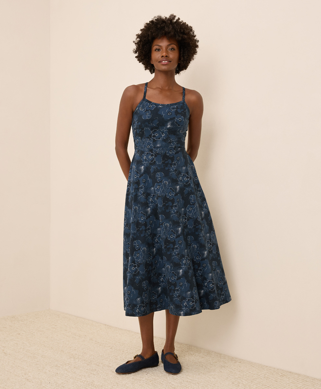 slim fit dress slacks Steve Madden Harley Fit & Flare Midi Dress main image 1
