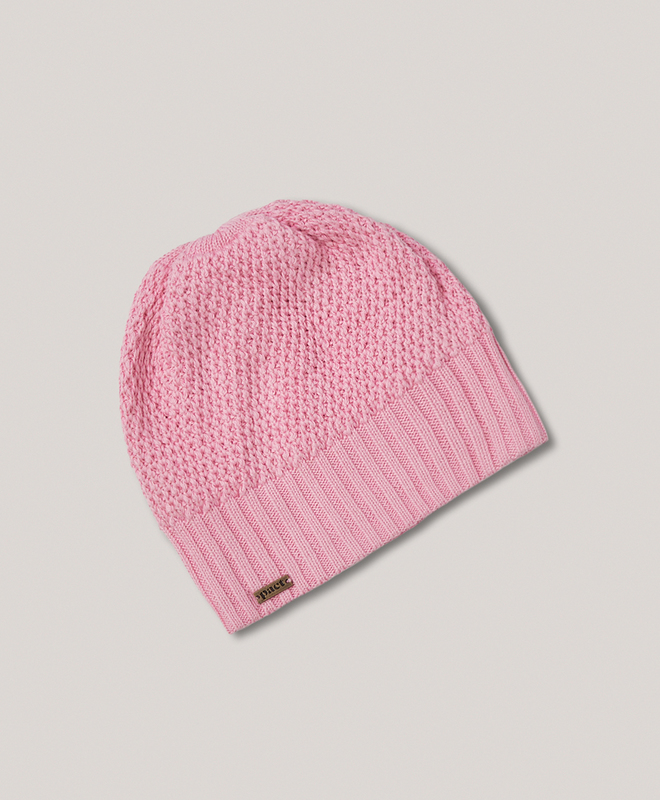 soft pink beanie