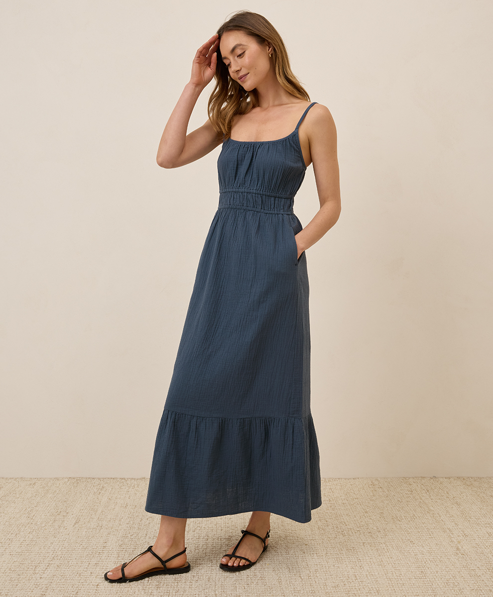 cami flowy dress Magnolia Cami Maxi Dress ~ Beige – Spoiled Rotten Boutique main image 1