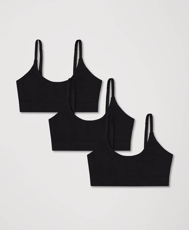 Everyday Modern Scoop Bralette 3-Pack