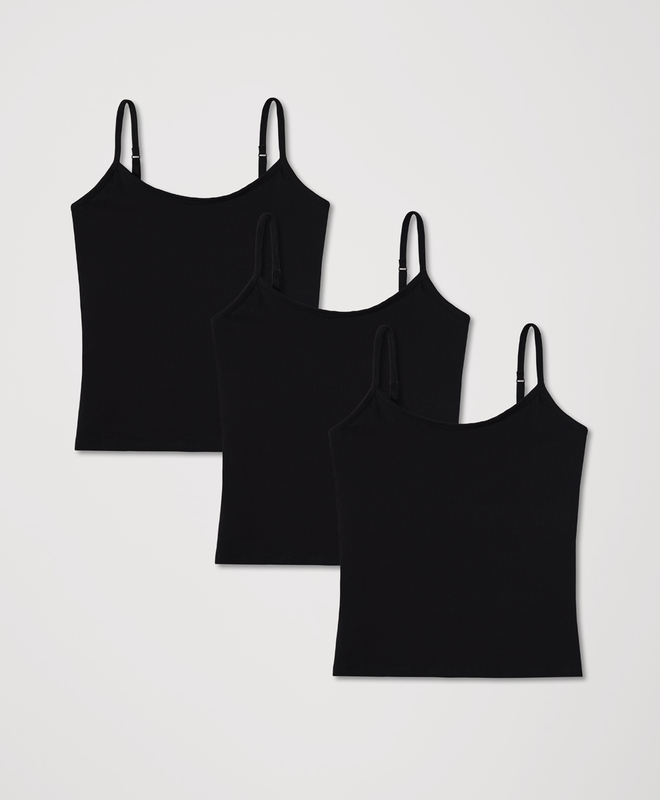 Women's Everyday Shelf Bra Cami 3-pack made with Organic Cotton | Pact
